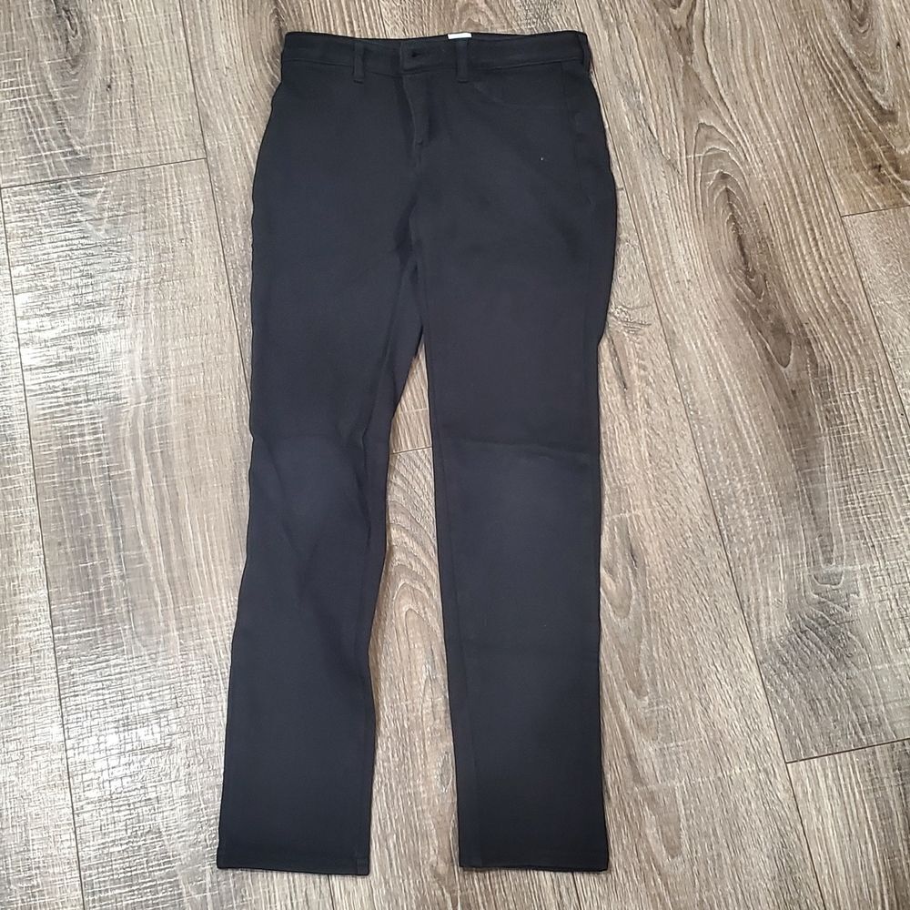 Girl GAP Jeans Size 10 GAP Kids Black Straight Leg Jeans